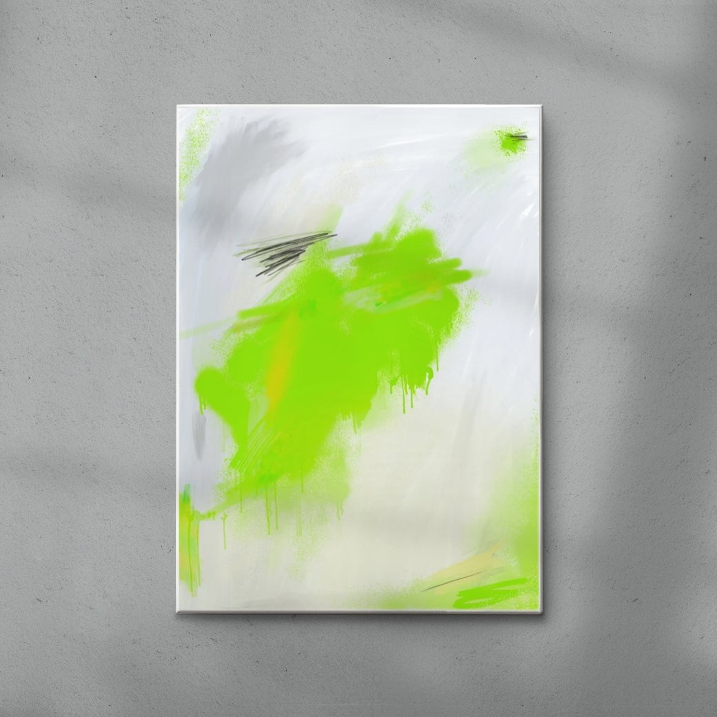 Toxic contemporary wall art print by Dom Russo - sold by DROOL