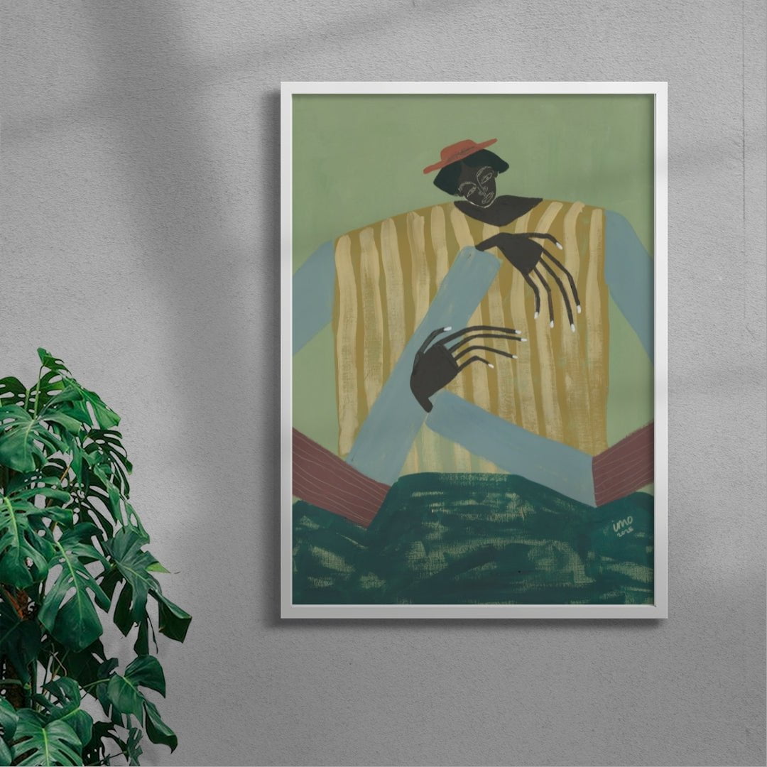 We are Here, No.1 contemporary wall art print by Studio IMO - sold by DROOL