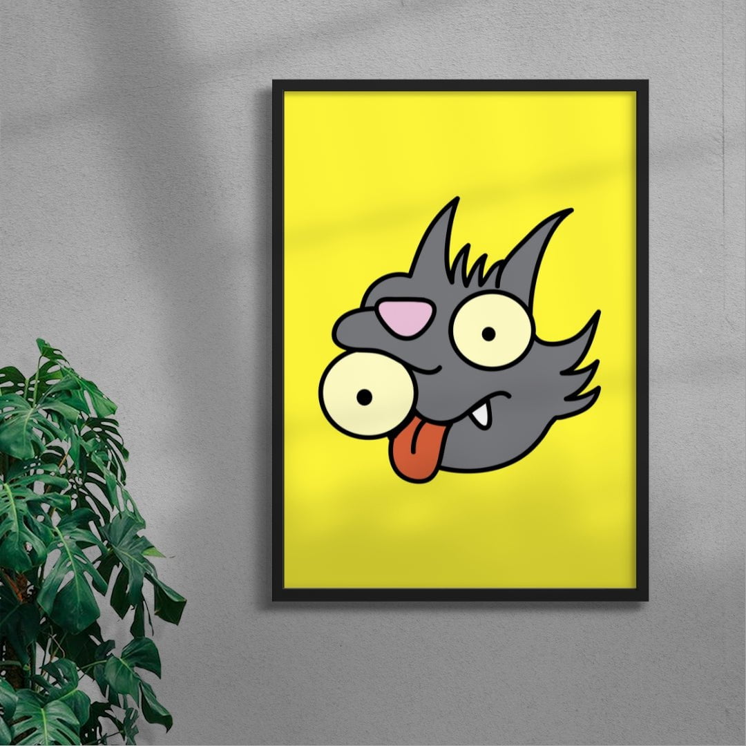 Picasso Scratchy contemporary wall art print by Ignorance1 - sold by DROOL