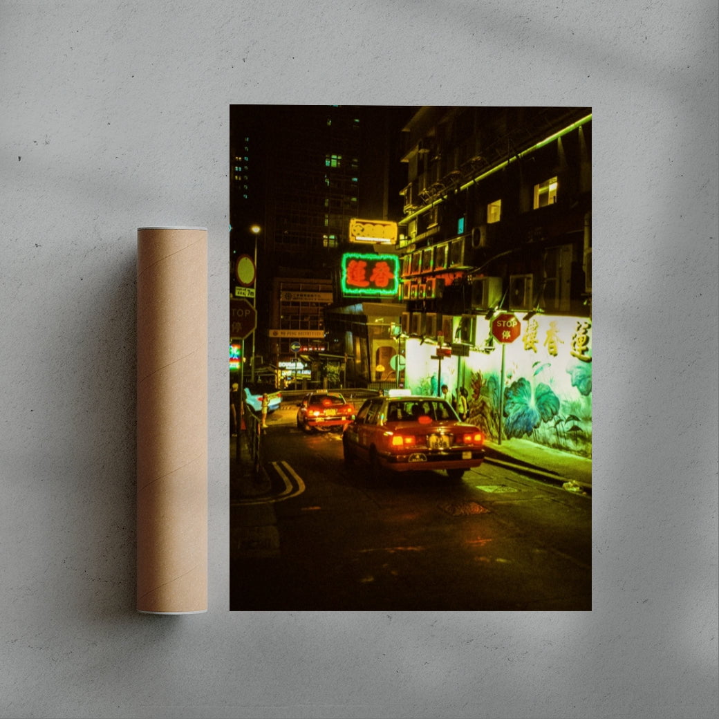 Hong Kong Nights contemporary wall art print by Francesco Aglieri Rinella - sold by DROOL