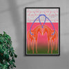 Nexus contemporary wall art print by Tristan Huschke - sold by DROOL