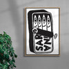 Sardina contemporary wall art print by Max Blackmore - sold by DROOL