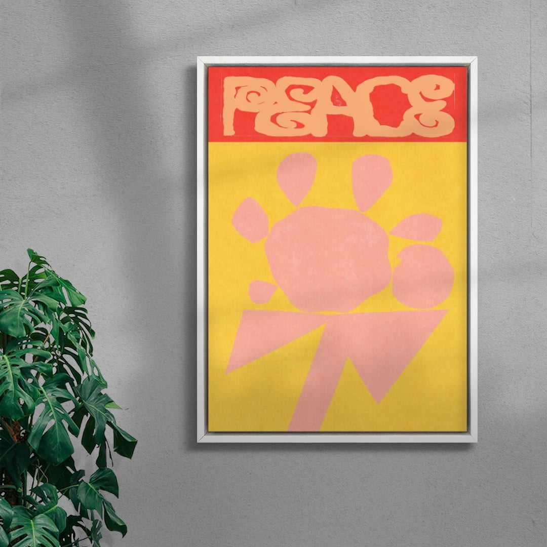 peace contemporary wall art print by Imo Sinclair - sold by DROOL