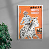 Western contemporary wall art print by Caitlin Flood-Molyneux - sold by DROOL