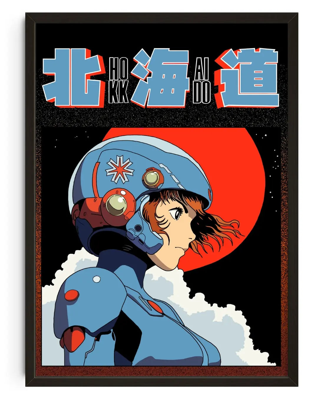 HOKKAIDO TODOFUKEN contemporary art print by Apollo Thomas - sold by DROOL