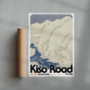 Kiso Road contemporary wall art print by George Kempster - sold by DROOL