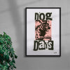 Dog Days contemporary wall art print by Caitlin Flood-Molyneux - sold by DROOL