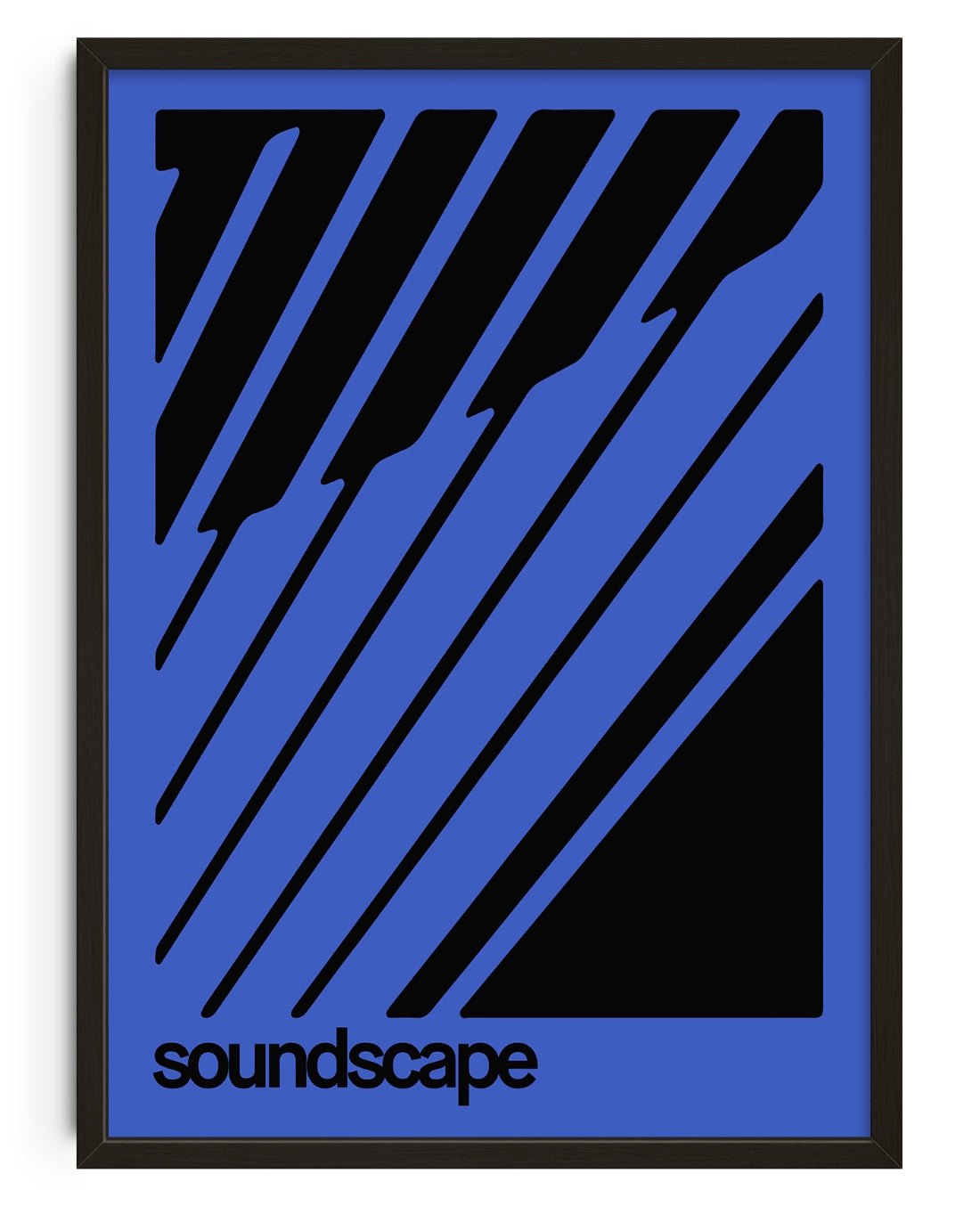 11.7x16.5" (A3) Soundscape - UNFRAMED contemporary wall art print by Adam Foster - sold by DROOL
