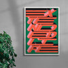 EXTD LIFE contemporary wall art print by Xtian Miller - sold by DROOL