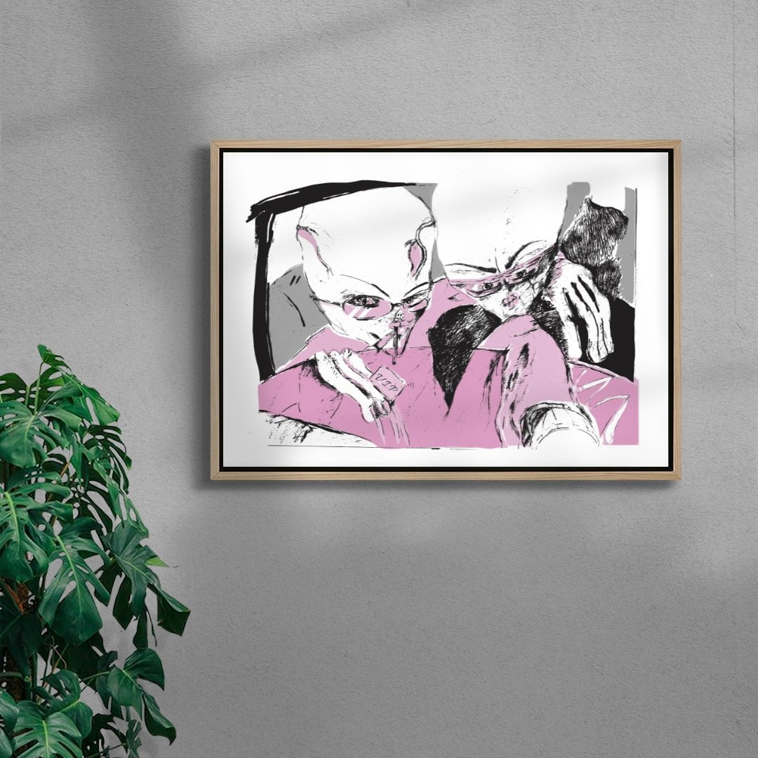 V.I.P.'s contemporary wall art print by Amelie Goeppel - sold by DROOL