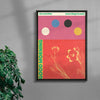 Move Things Forward contemporary wall art print by Imo Sinclair - sold by DROOL