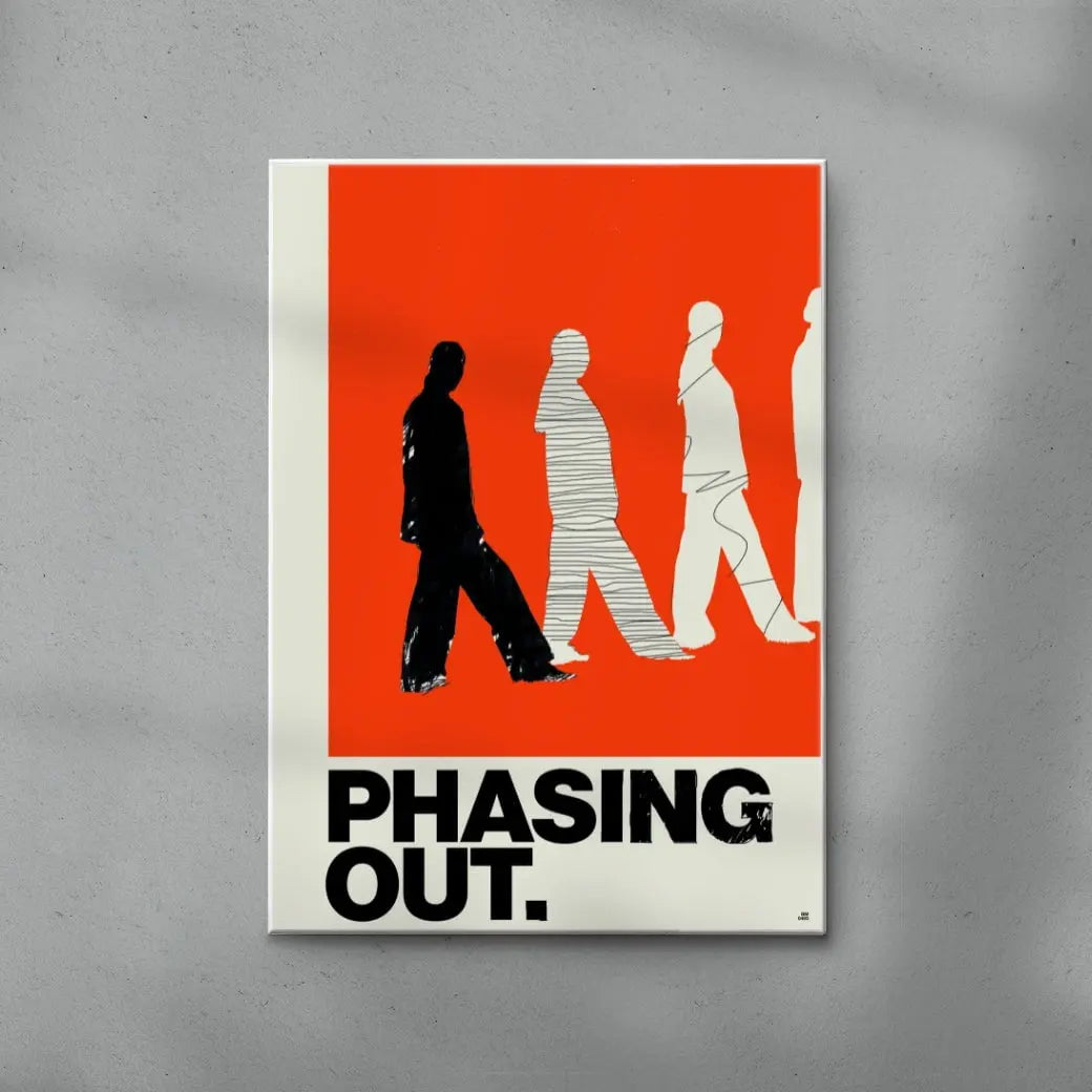 PHASING OUT contemporary wall art print by Brad Mead - sold by DROOL