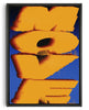 Cargar imagen en el visor de la galería, Move contemporary wall art print by Sheyi Adebayo - sold by DROOL