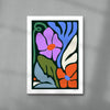 La Décision de la fleur contemporary wall art print by Kim Van Vuuren - sold by DROOL