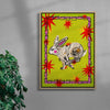 My Lucky Rabbit Foot contemporary wall art print by Kwonny - sold by DROOL