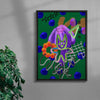 Sweet Nightmare contemporary wall art print by mareykrap - sold by DROOL