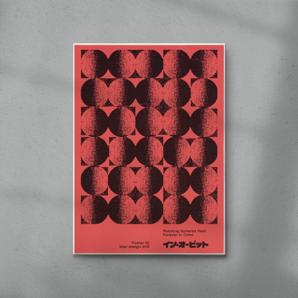 In Orbit contemporary wall art print by Alexander Khabbazi - sold by DROOL