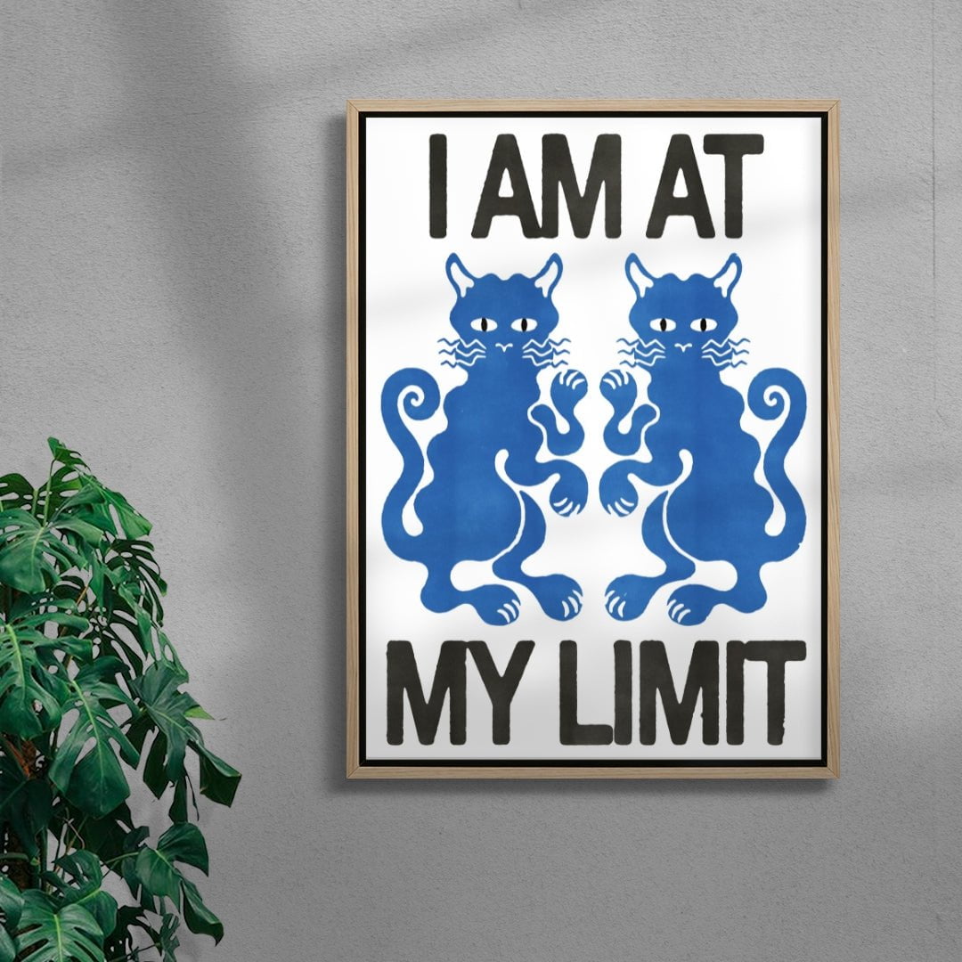 At my Limit contemporary wall art print by Alexander Khabbazi - sold by DROOL