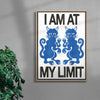 At my Limit contemporary wall art print by Alexander Khabbazi - sold by DROOL