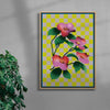Japanese Flowers (3) contemporary canvas art print by Will Da Costa - sold by DROOL