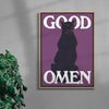 Good Omen contemporary wall art print by Utsav Verma - sold by DROOL