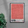 Cherry Tree Fields contemporary wall art print by George Kempster - sold by DROOL