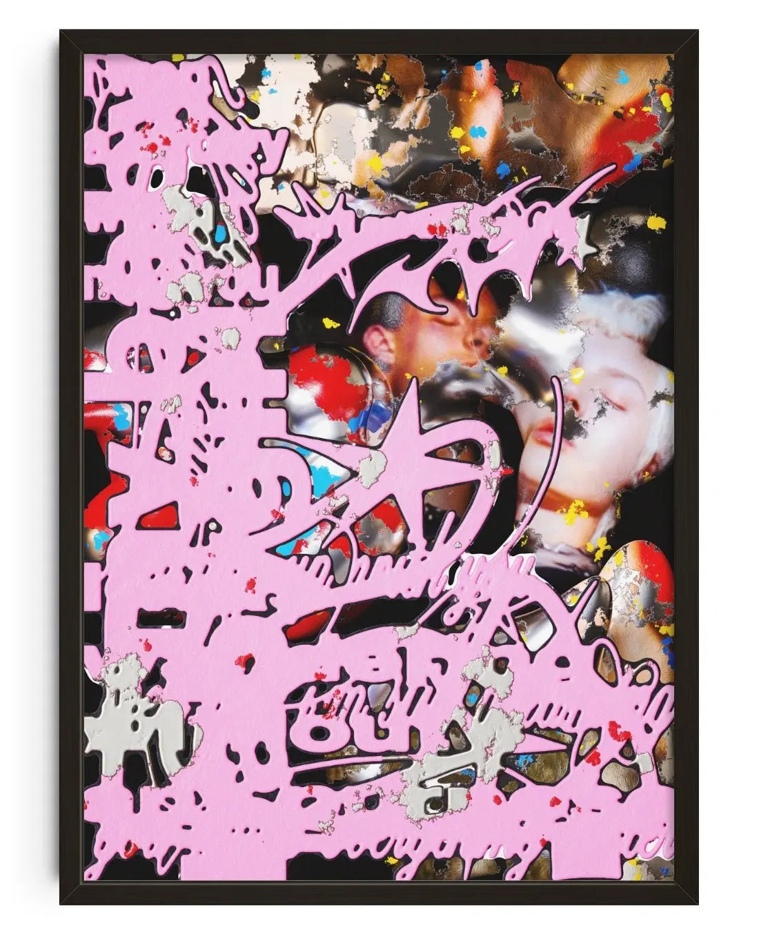 Are You Even Real contemporary wall art print by Kitasavi - sold by DROOL