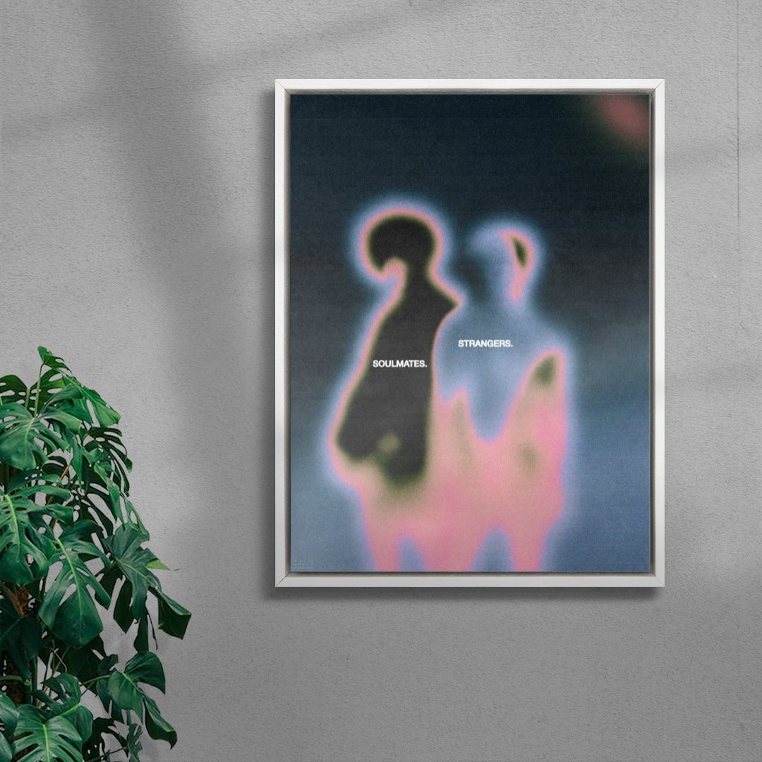 Soulmates & Strangers contemporary wall art print by Antoine Paikert - sold by DROOL