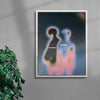 Soulmates & Strangers contemporary wall art print by Antoine Paikert - sold by DROOL