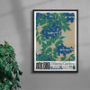 Wisteria Gardens contemporary wall art print by George Kempster - sold by DROOL