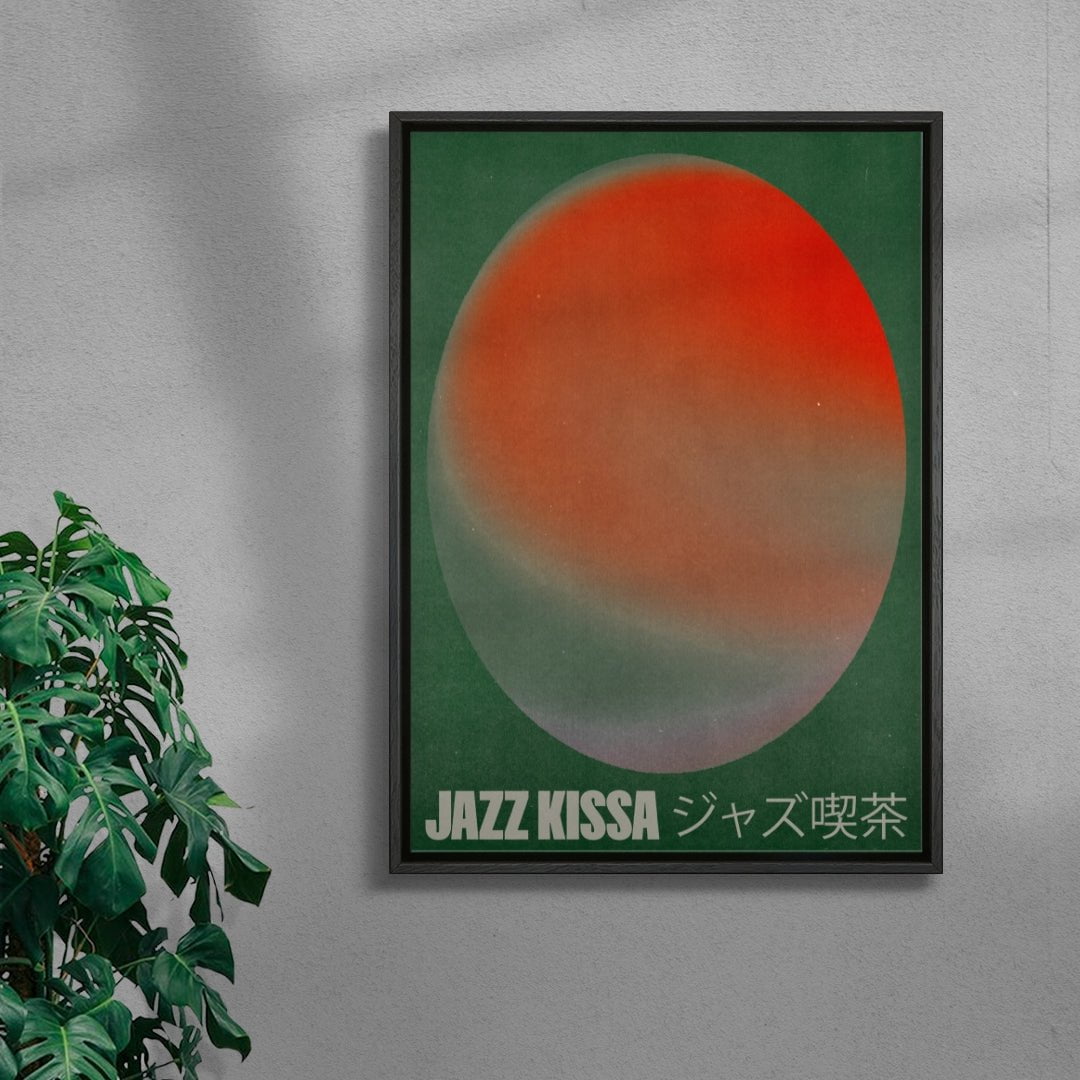 Jazz Kissa contemporary wall art print by Henry M. - sold by DROOL