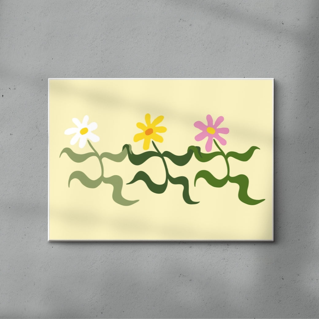 Flower 5 contemporary wall art print by Max Blackmore - sold by DROOL