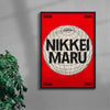 Nikkei Maru contemporary wall art print by Pangram Pangram Foundry - sold by DROOL