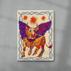 Bull of Heaven contemporary wall art print by Kwonny - sold by DROOL
