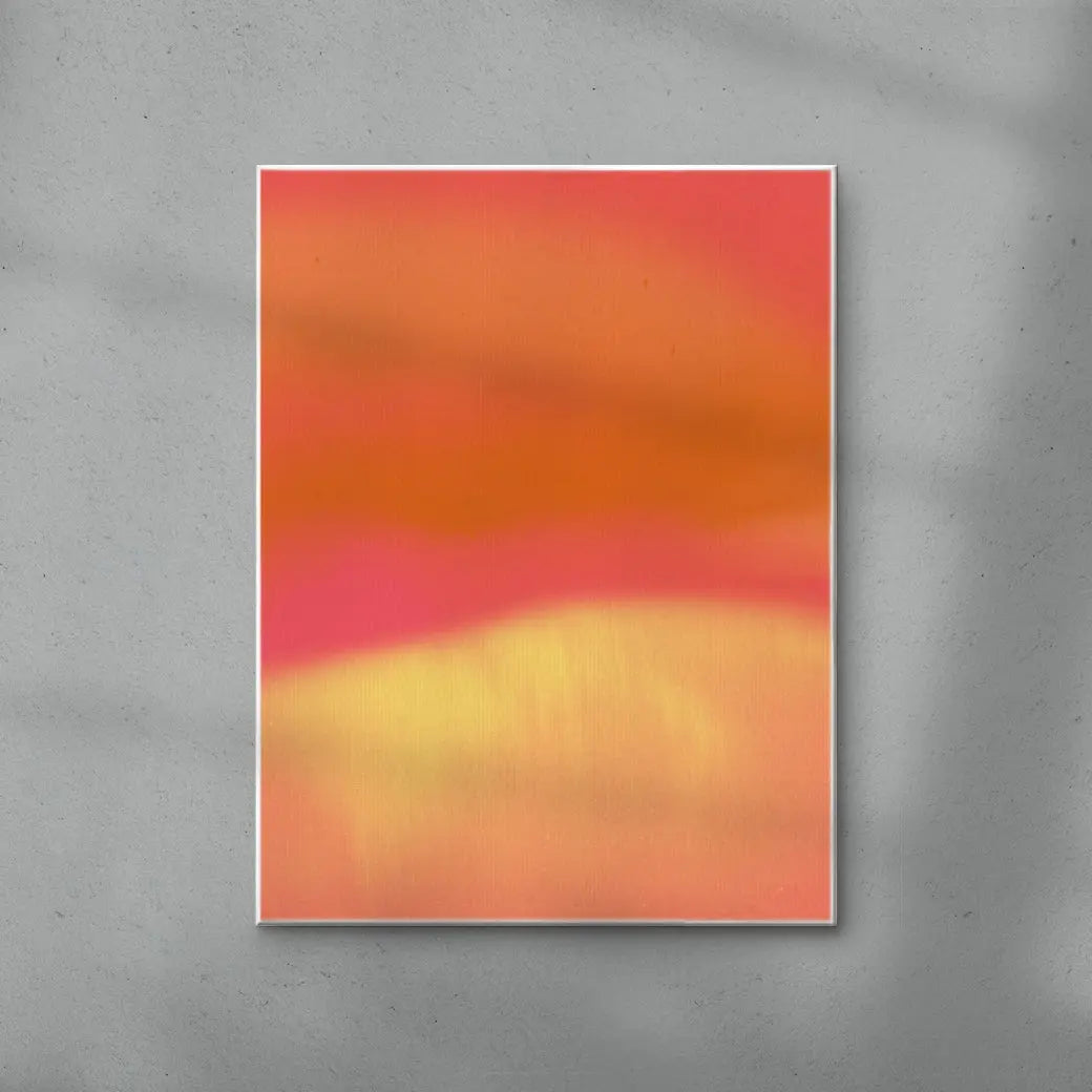 Abstract landscape in vivid colors