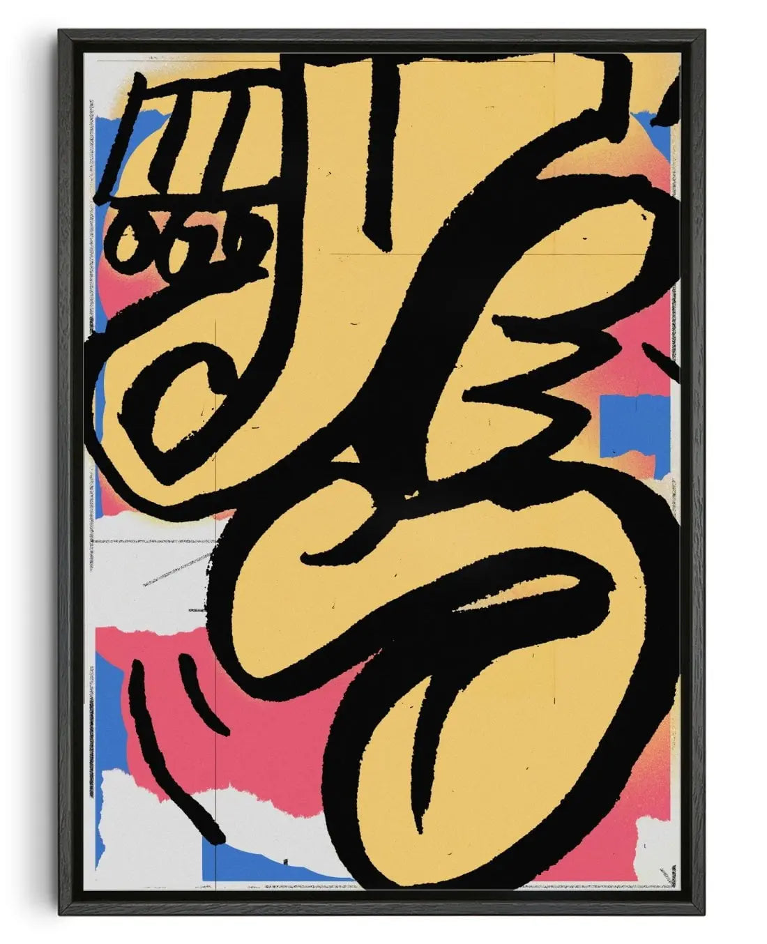Yes! contemporary wall art print by Jorge Santos - sold by DROOL