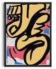 Load image into Gallery viewer, Yes! contemporary wall art print by Jorge Santos - sold by DROOL