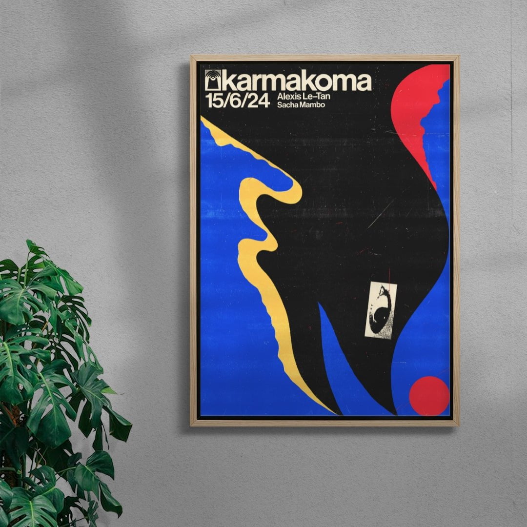 Karmakoma ALT/MAMBO contemporary wall art print by Floating Bstrd - sold by DROOL