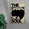 SOUL contemporary wall art print by Brad Mead - sold by DROOL