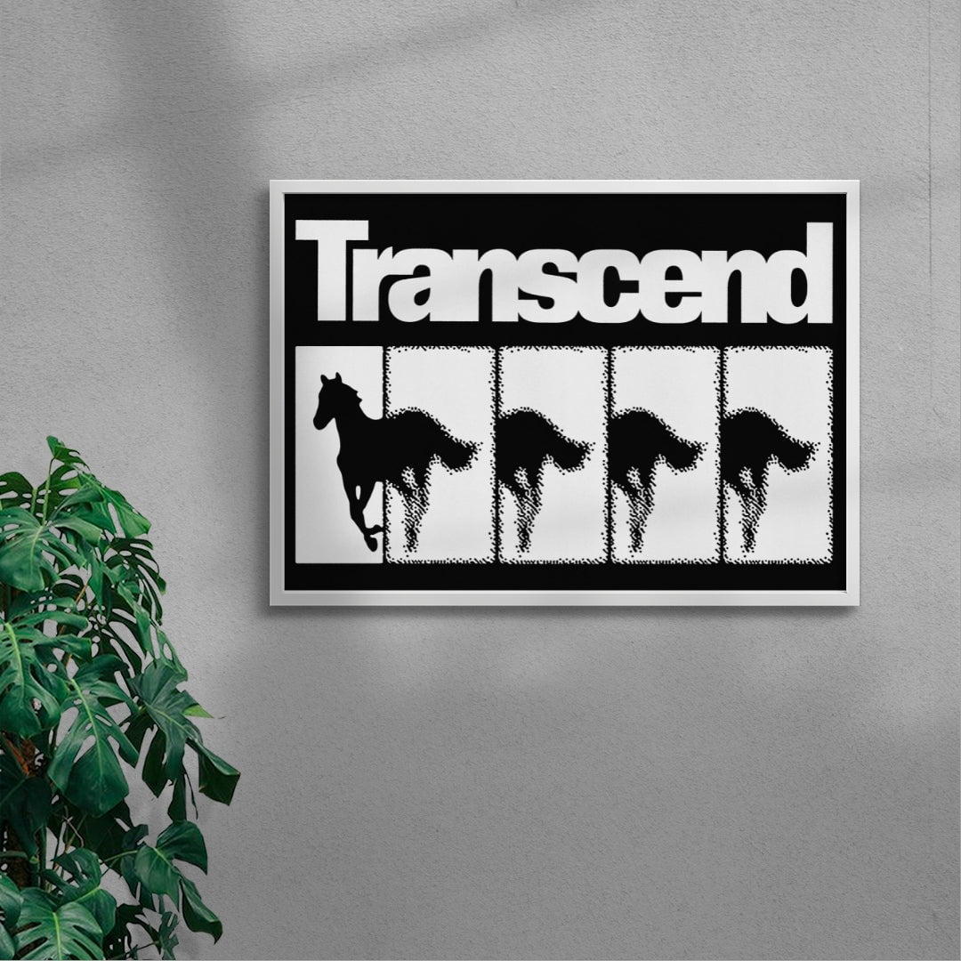 Transcend contemporary wall art print by Utsav Verma - sold by DROOL