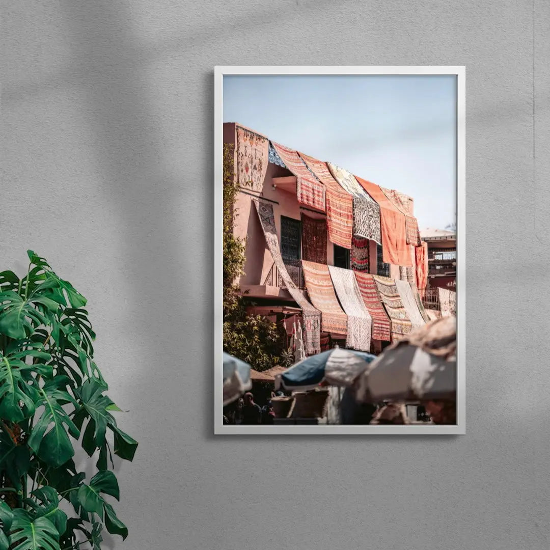 Rugs In The Sun contemporary wall art print by Sebastian Mittermeier - sold by DROOL