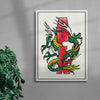 Apex contemporary wall art print by Othman Zougam - sold by DROOL