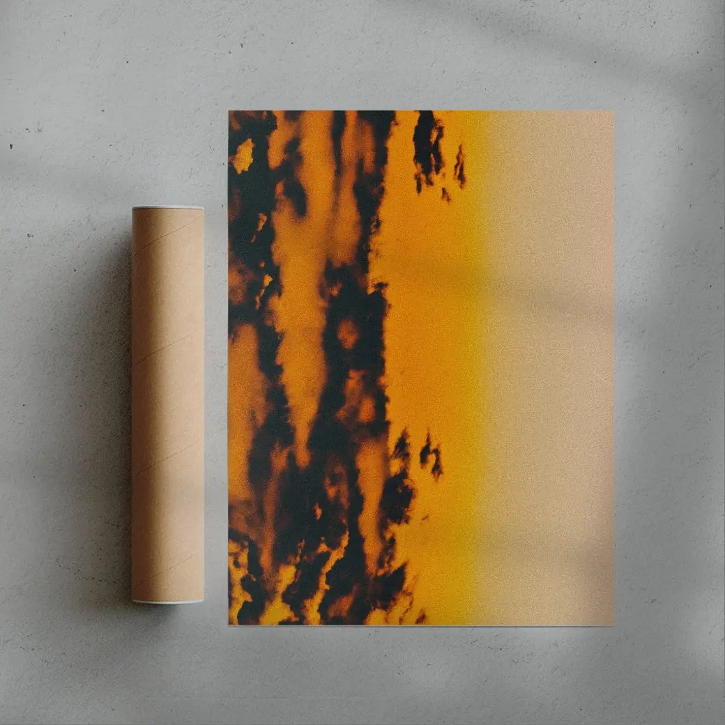 Ember contemporary wall art print by Omar Belattar - sold by DROOL