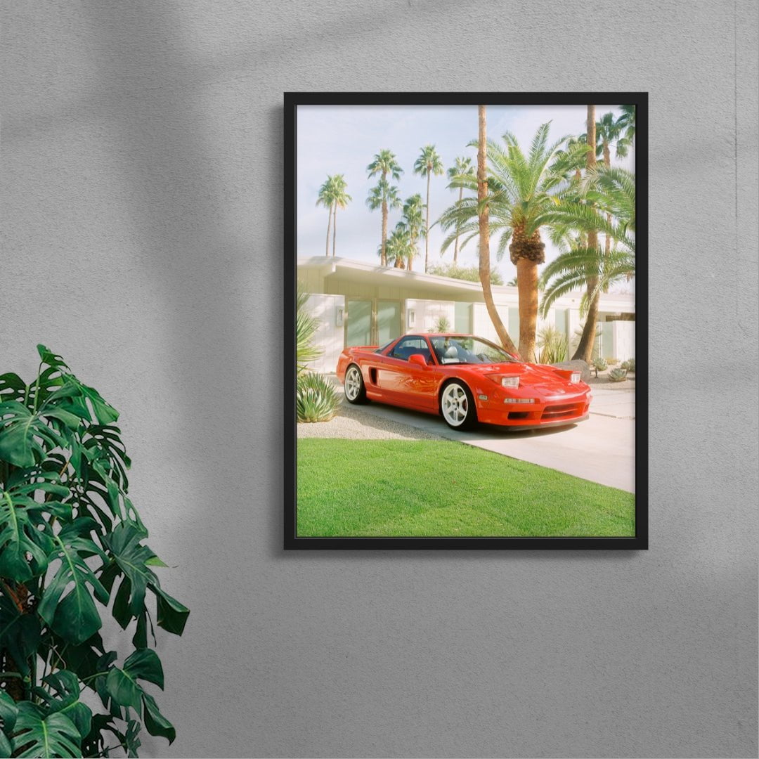 Mid-Century Meets JDM contemporary wall art print by 6.tiff - sold by DROOL