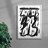 Thunder and Rain contemporary wall art print by Célestin Krier - sold by DROOL