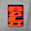 BOLD contemporary wall art print by Sheyi Adebayo - sold by DROOL