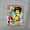 Wine Time 2 contemporary wall art print by Nina Bachmann - sold by DROOL