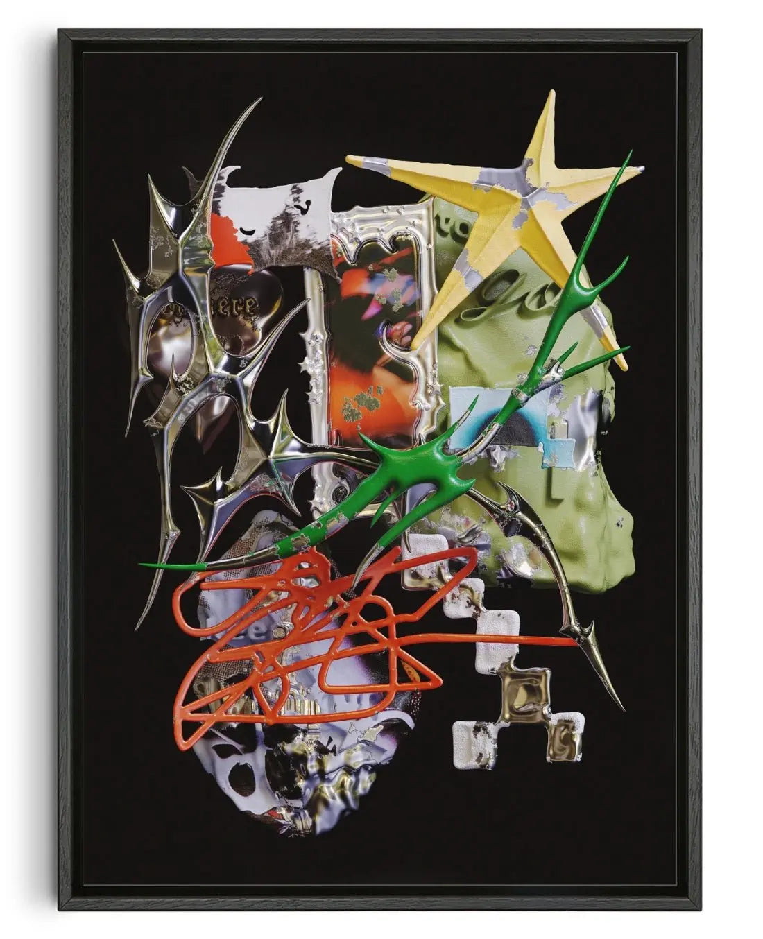 Phantom Route contemporary wall art print by Kitasavi - sold by DROOL