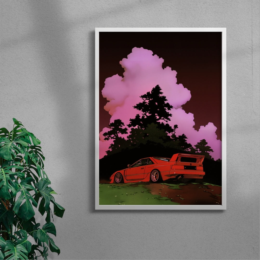 Zero Shift contemporary wall art print by dolorsilentium - sold by DROOL