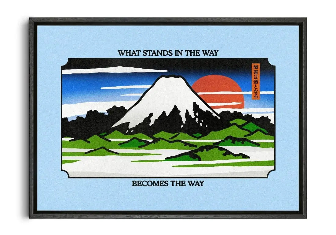 What Stands in the Way contemporary wall art print by Othman Zougam - sold by DROOL